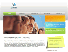 Tablet Screenshot of magnusconsultancy.com